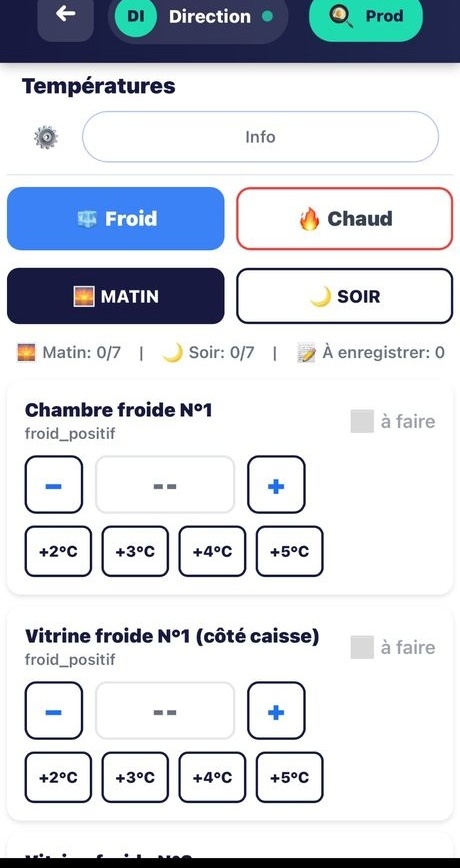 Module températures